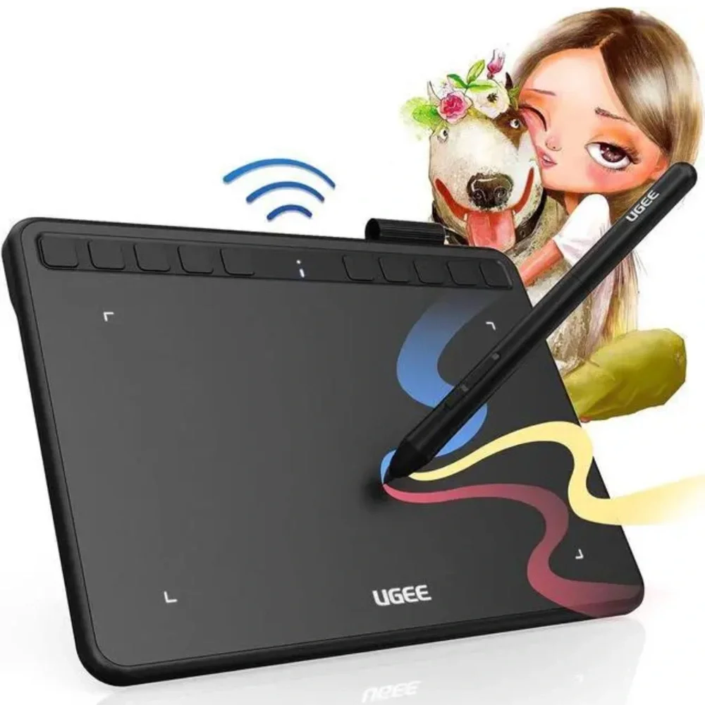 New in package- Black Drawing Tablet with Stylus
